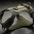 TrailMate Tactical No-Pull Dog Harness — Padded Chest Plate, Front & Back Leash Clips, Handle & Reflective Stitching | Sizes XS–XXL