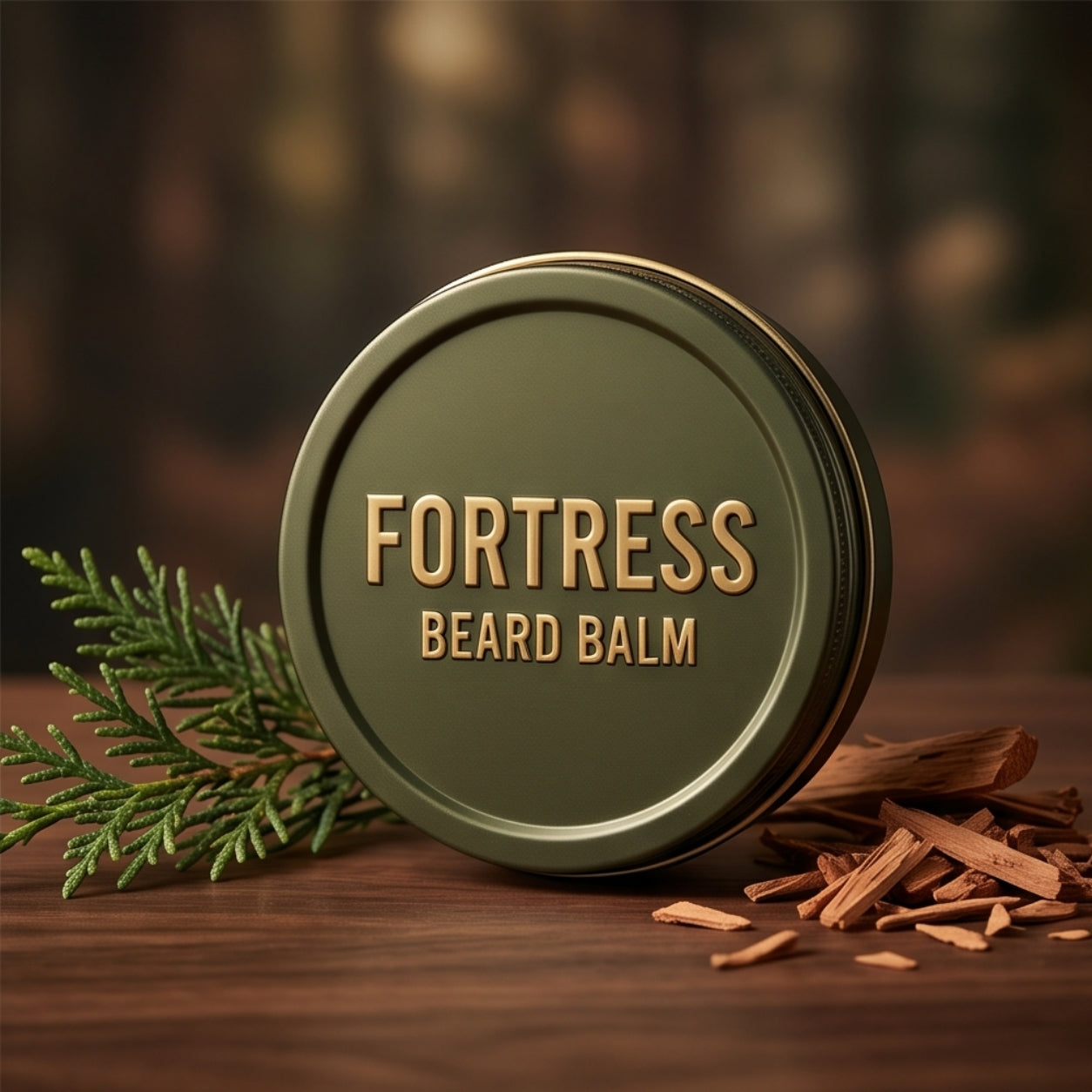 Fortress 3-in-1 Beard Balm — Softening, Styling & Conditioning Beard Balm with Argan Oil, Shea Butter & Cedarwood