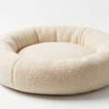 CloudNest Luxury Heated Cat Bed — Self-Warming Orthopedic Memory Foam Cat Bed with Removable Sherpa Cover & Non-Slip Base | 50cm Round