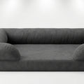 HoundRest Orthopedic Memory Foam Dog Bed — Waterproof Base, Removable Washable Cover & Raised Bolster Walls | Sizes S–XL