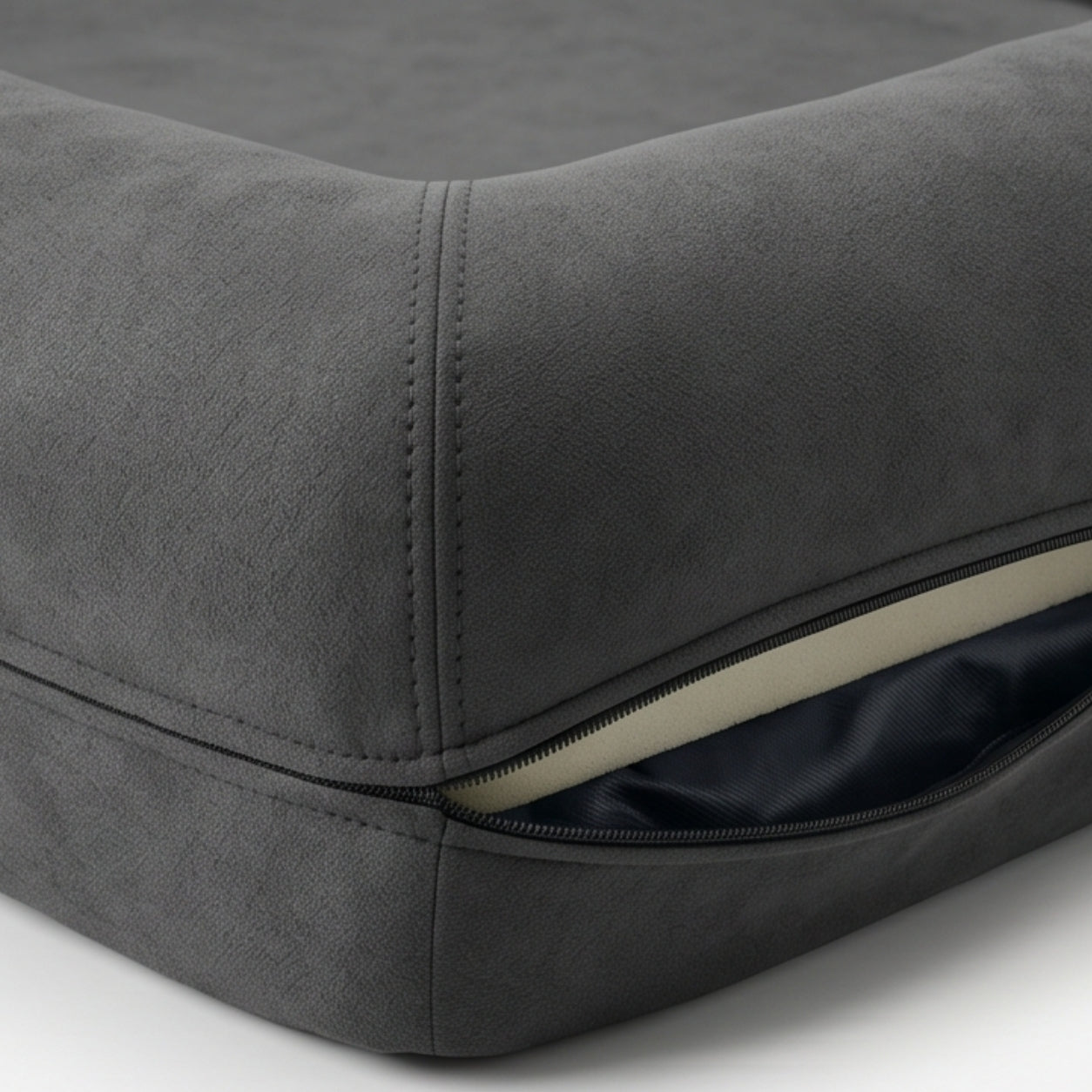 HoundRest Orthopedic Memory Foam Dog Bed — Waterproof Base, Removable Washable Cover & Raised Bolster Walls | Sizes S–XL