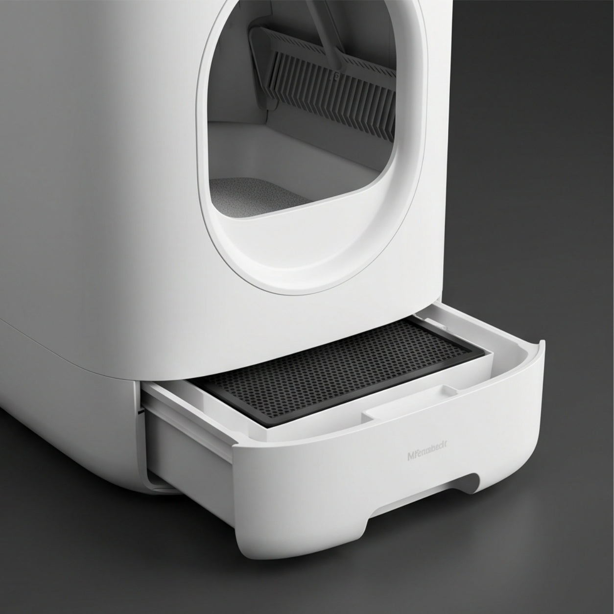 Mirage Automatic Self-Cleaning Litter Box — App-Controlled, Odour-Sealed, Rotating Rake System with Safety Sensors | Fits All Litter Types