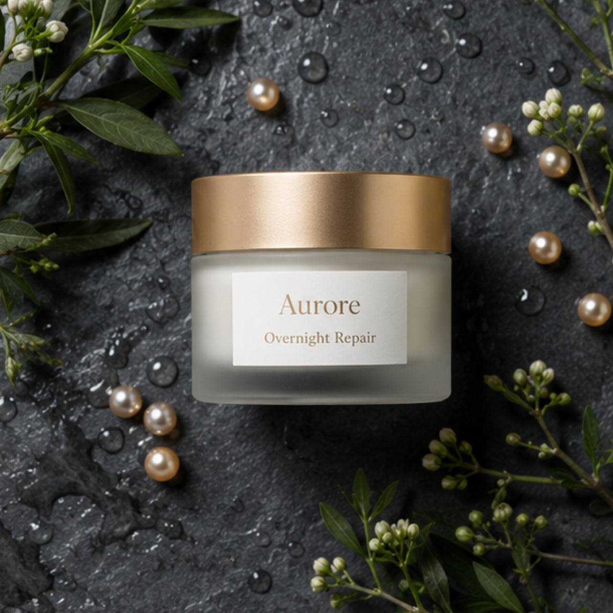 Aurore Overnight Repair Face Cream — Deep Nourishing Night Cream with Collagen, Niacinamide & Shea Butter